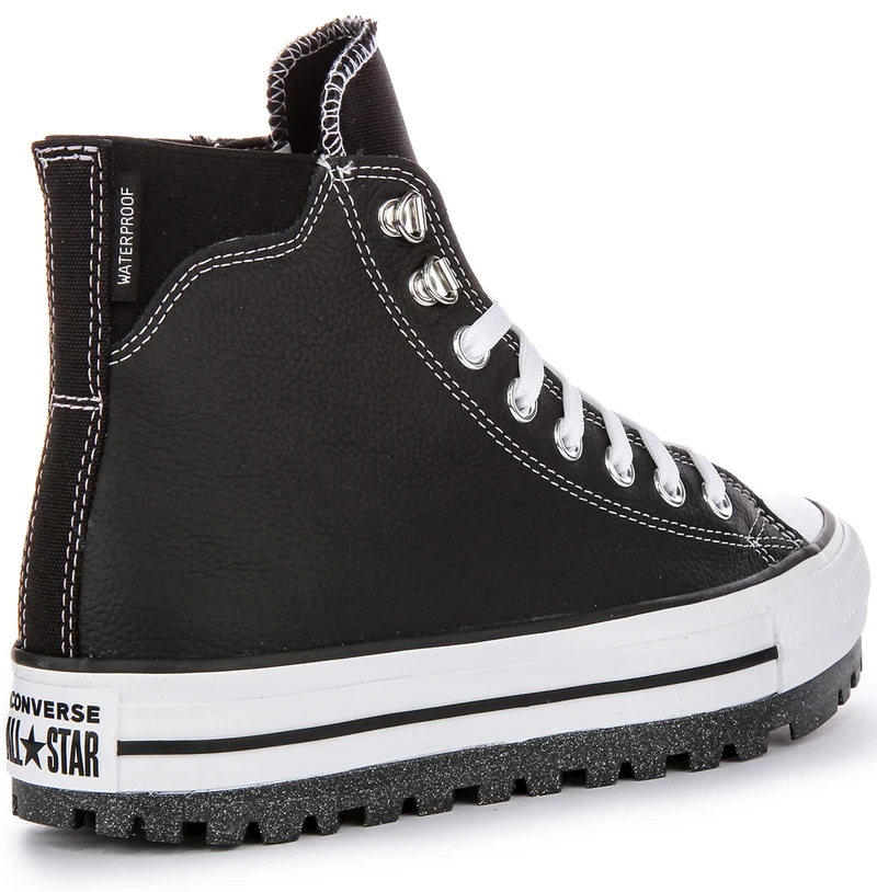 Converse A04480C City Trek In Black White | Waterproof