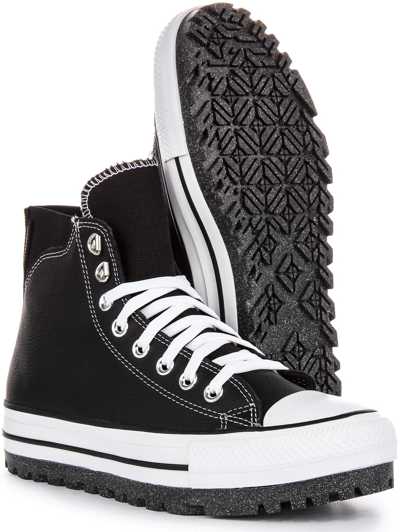 Converse A04480C City Trek In Black White | Waterproof
