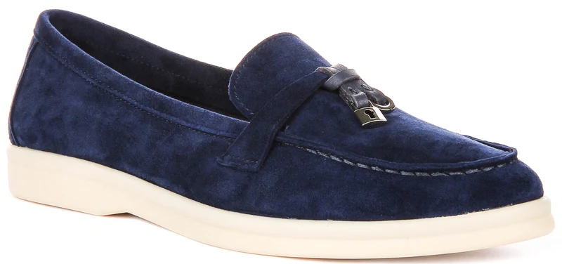 Justinreess England Emma In Navy Blue For Women