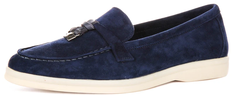 Justinreess England Emma In Navy Blue For Women