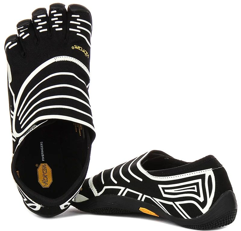 Vibram Five Fingers Groundsplay In Black White For Men