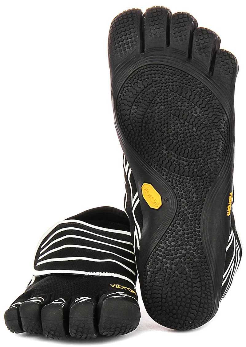 Vibram Five Fingers Groundsplay In Black White For Men