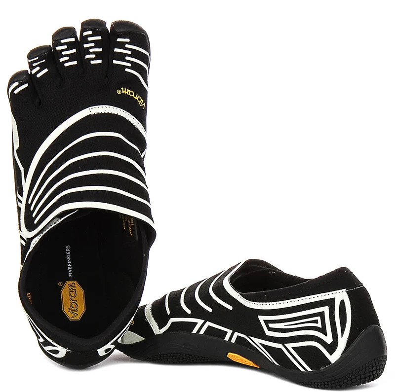 Vibram Five Fingers Groundsplay In Black White For Women
