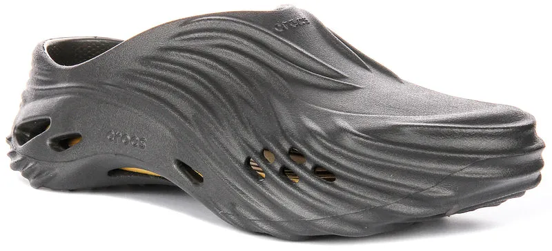 Crocs Echo Wave In Black For Men