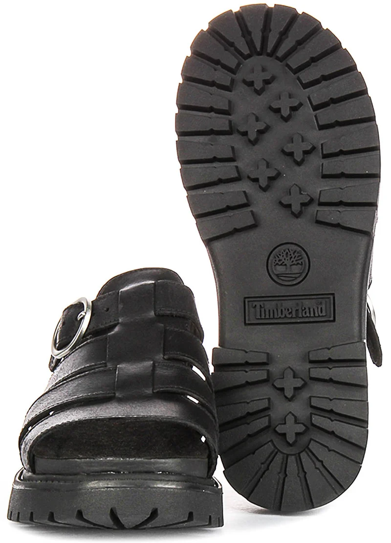 Timberland Clairemont Way Fisherman Sandal A635V In Black For Women