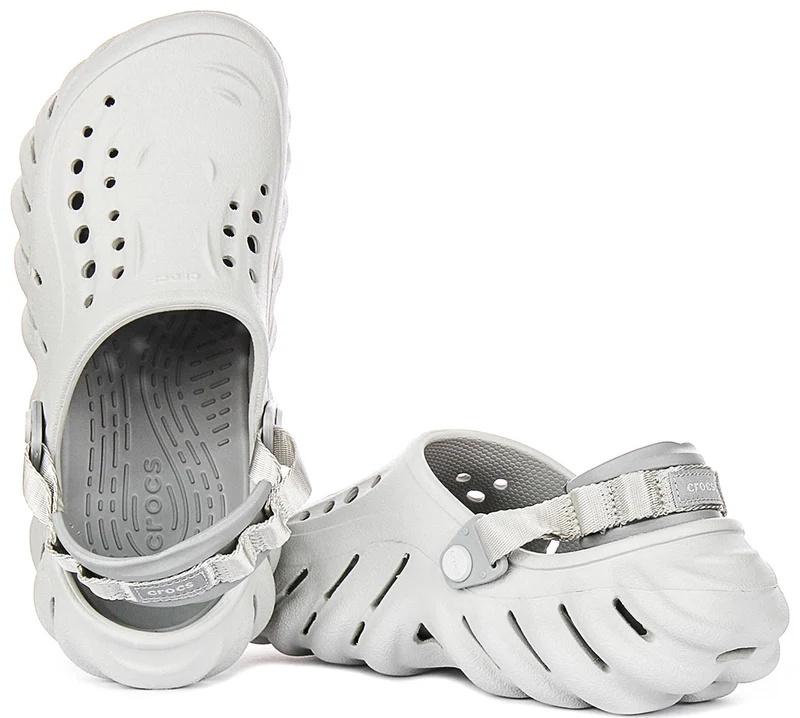 Crocs Echo Clog In Light Grey
