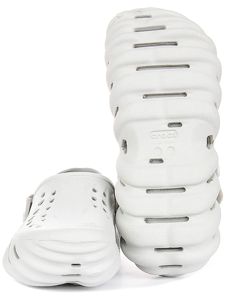 Crocs Echo Clog In Light Grey
