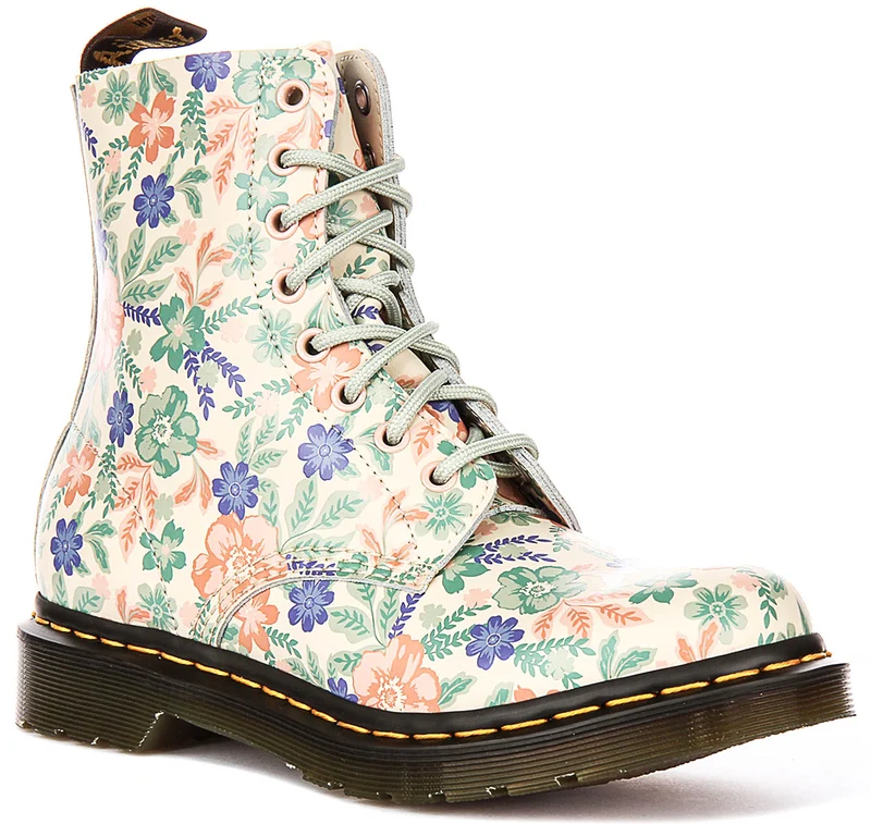 Dr Martens 1460 Pascal In Flower For Women