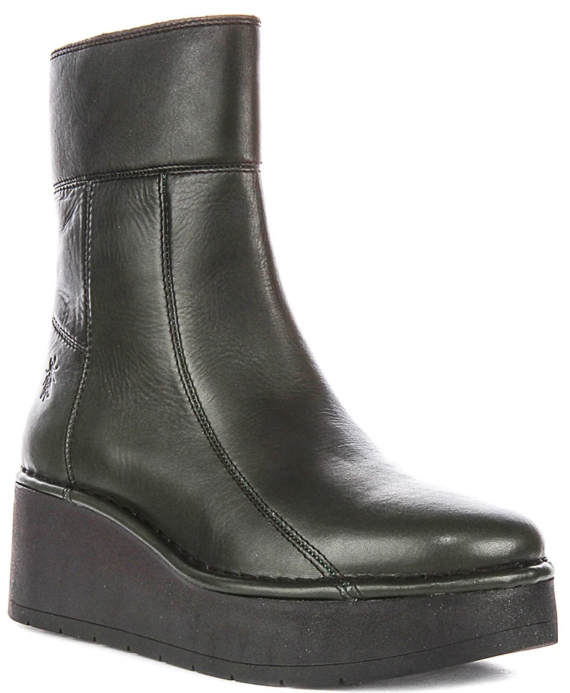 Fly London Hann248 In Dark Green For Women