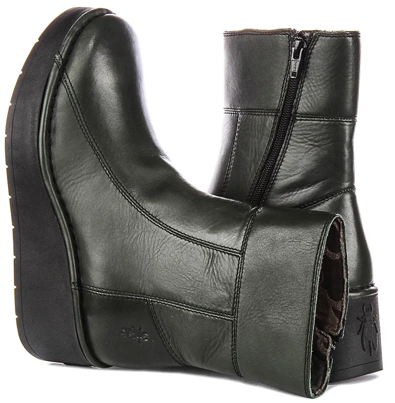 Fly London Hann248 In Dark Green For Women