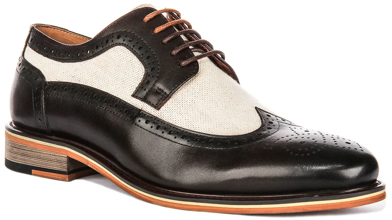 Justinreess England Gideon In Dark Brown For Men