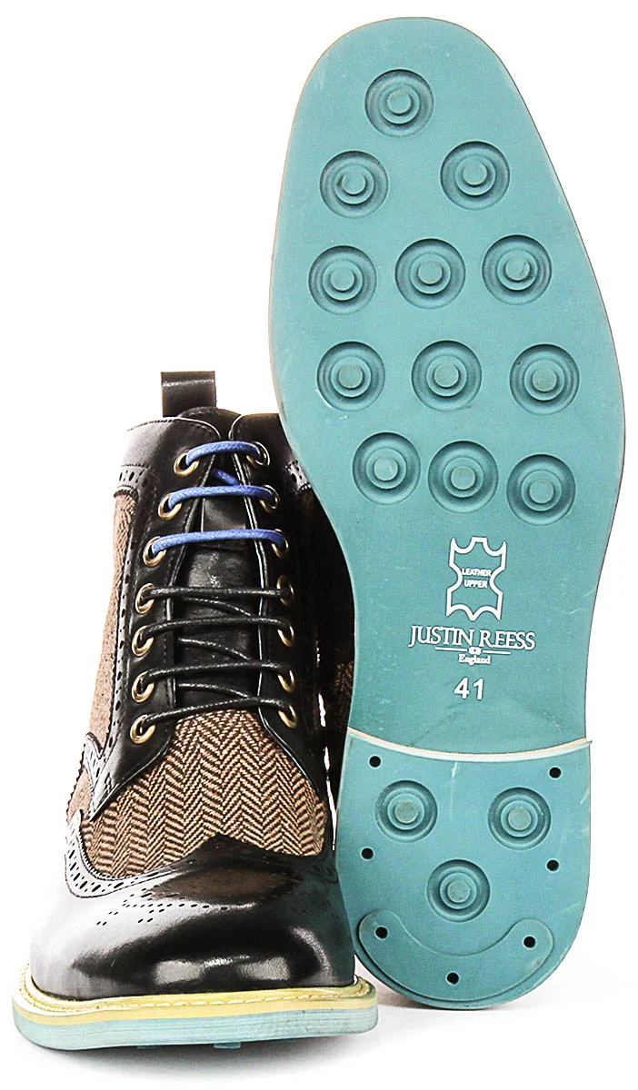 Justinreess England Hi Kennedy In Black For Men