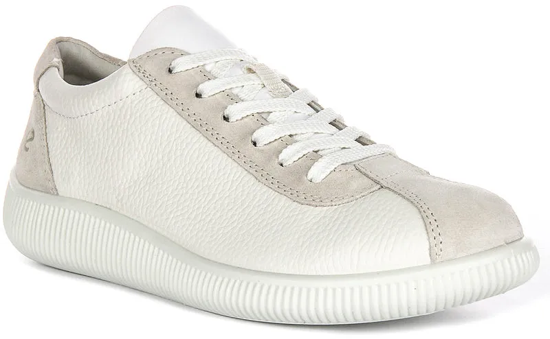 Ecco Soft Zero W In White For Women