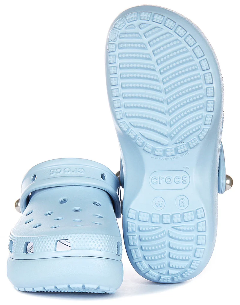 Crocs Classic Platform In Baby Blue for Women