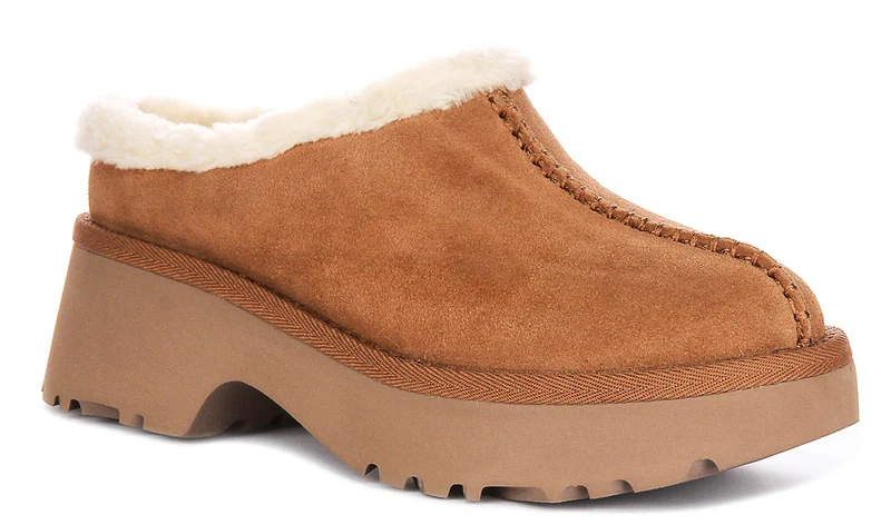 UGG New Height Cozy In Chestnut For Women