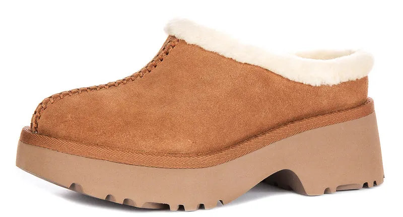 UGG New Height Cozy In Chestnut For Women