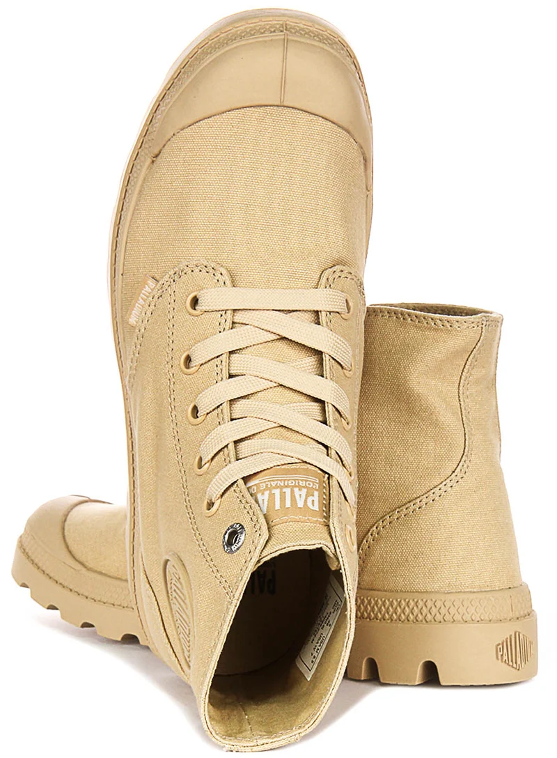 Palladium Mono Chrome In Beige Boots