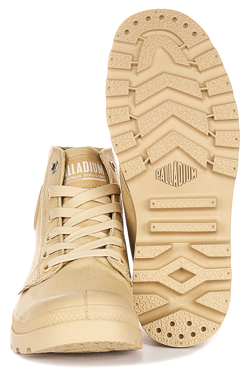 Palladium Mono Chrome In Beige Boots
