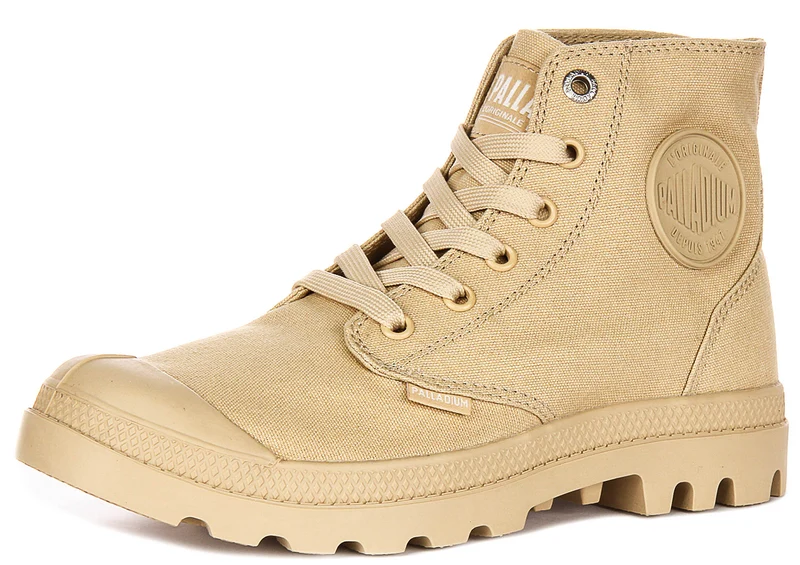 Palladium Mono Chrome In Beige Boots