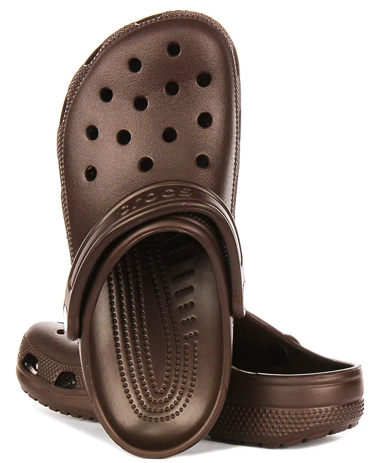 Crocs Classic Clog In Coffee Brown