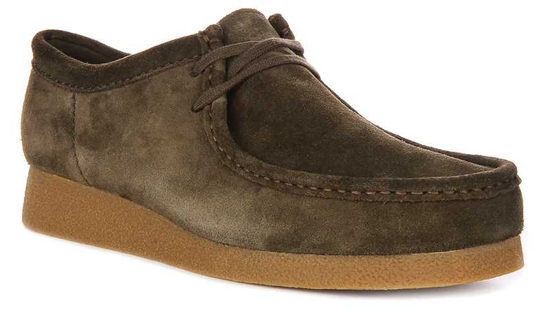 Clarks Wallabee Evo In Olive For Men