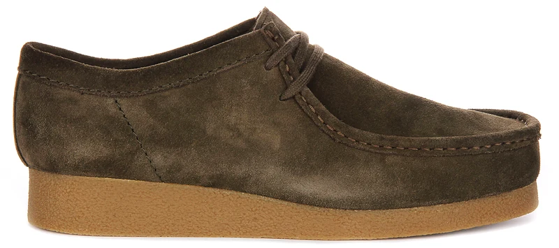 Clarks Wallabee Evo In Olive For Men