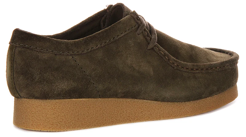 Clarks Wallabee Evo In Olive For Men