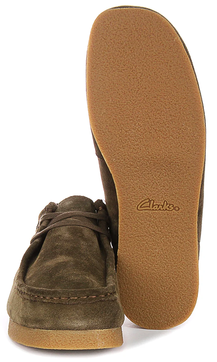 Clarks Wallabee Evo In Olive For Men