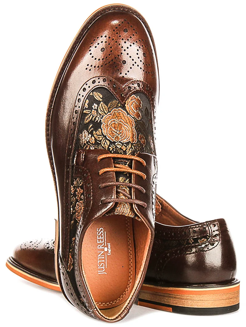 Justinreess England Ross In Dark Brown For Women