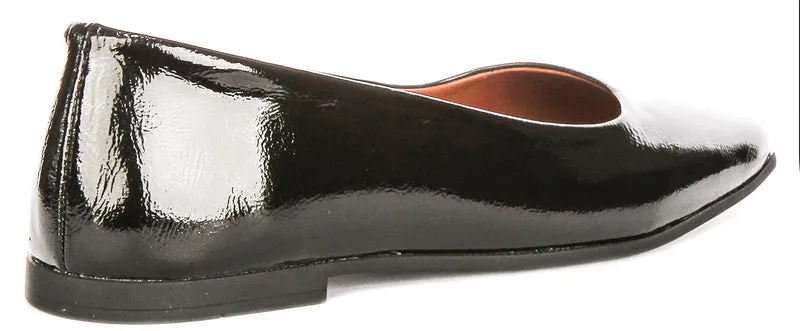 Justinreess England Giselle In Black Patent For Women