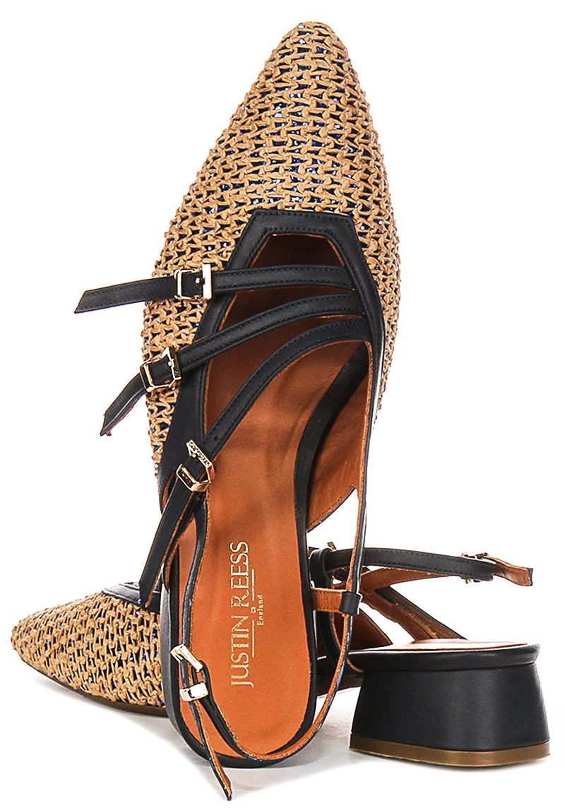 Justinreess England Nellie In Brown Blue For Women