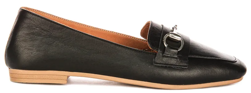 Justinreess England Romy Leather In Black For Women