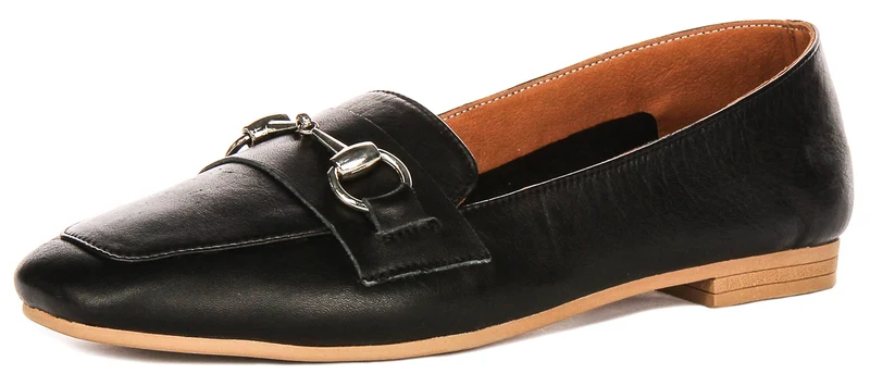 Justinreess England Romy Leather In Black For Women