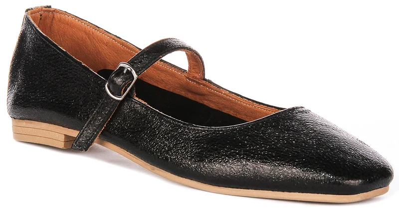 Justinreess England Dolly In Black Shiny For Women