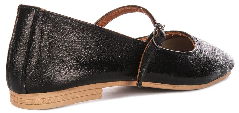 Justinreess England Dolly In Black Shiny For Women