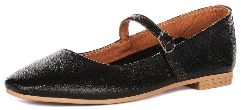 Justinreess England Dolly In Black Shiny For Women