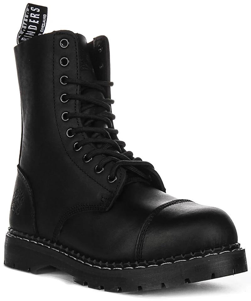 Grinders Stag ACS Premium In Black Boots