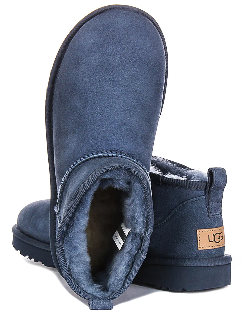 UGG W Classic Ultra Mini In Dark Blue For Women