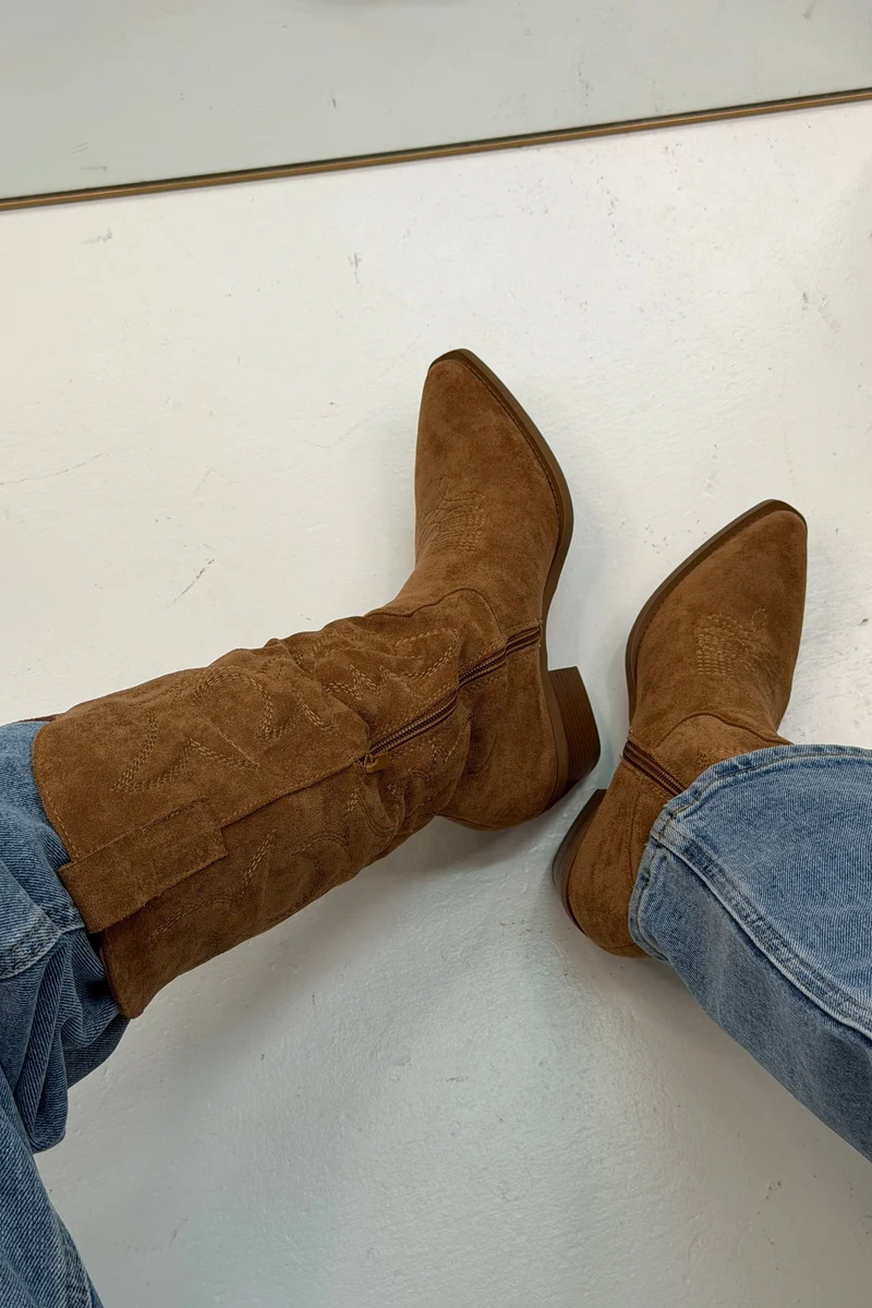 Bloom - Delphinium Boots - Camel