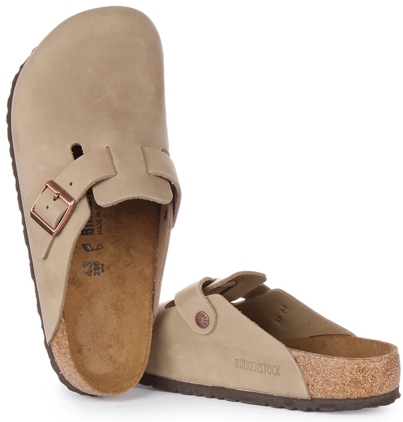 Birkenstock Boston Bs In Tobacco | Regular Fit