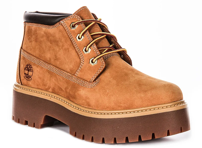 Timberland Stone Street A5Rf9 Platform In Wheat For Women