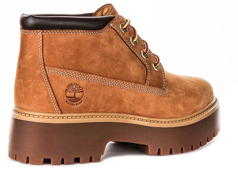 Timberland Stone Street A5Rf9 Platform In Wheat For Women