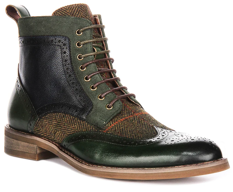 Justinreess England Teddy In Green For Men