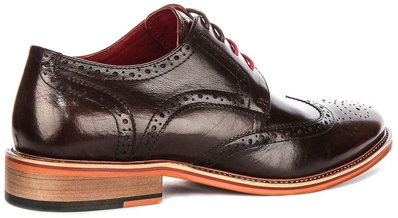 Justinreess England Dover In Dark Brown For Men