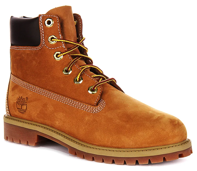 Timberland 12909 6inch Waterproof Boot In Wheat For Junior