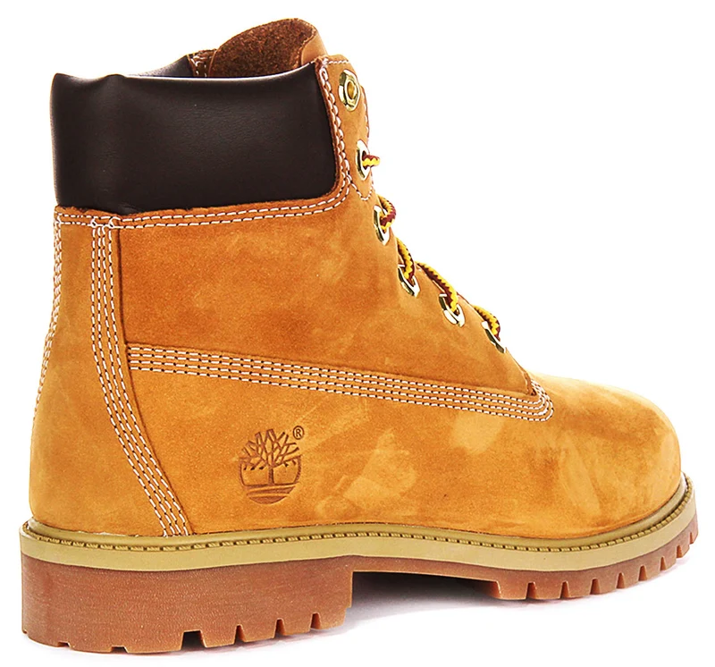 Timberland 12909 6inch Waterproof Boot In Wheat For Junior