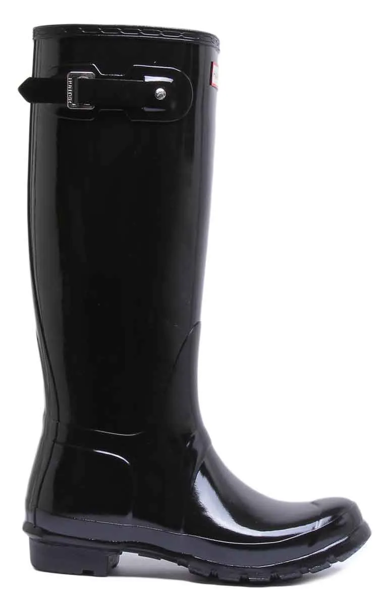 Hunter Women's Tall Gloss In Black