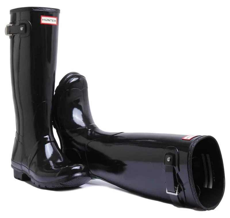 Hunter Women's Tall Gloss In Black