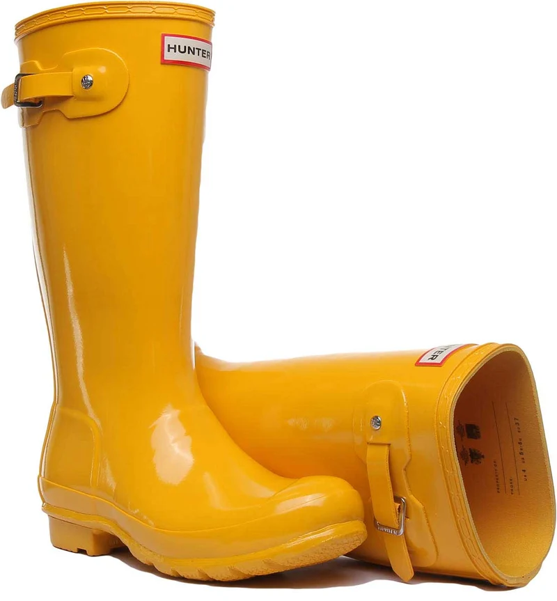 Hunter Orig Kids Gloss In Yellow