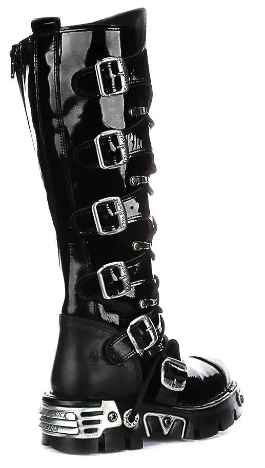 Newrock 314 Reactor In Black Patent For Women